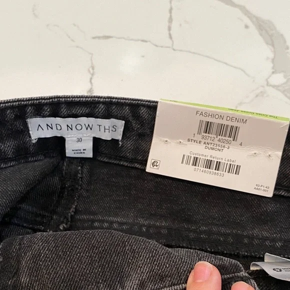 And Now This Women's Gray Cropped Jeans - Picture 3 of 4